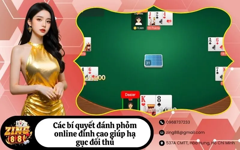 Các bí quyết đánh phỏm online đỉnh cao giúp hạ gục đối thủ