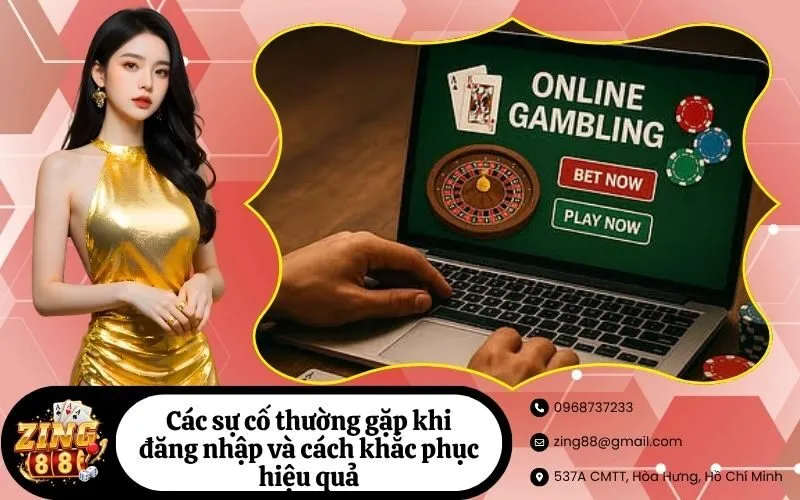 Các sự cố thường gặp khi đăng nhập và cách khắc phục hiệu quả