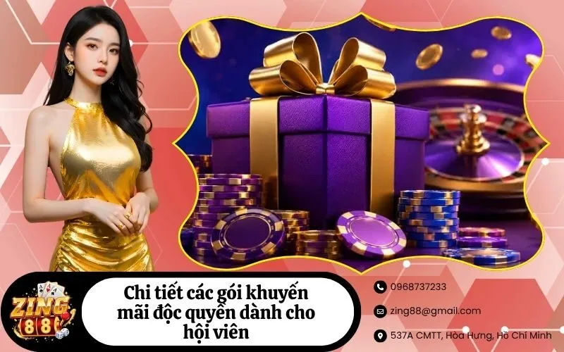 Chi tiết các gói khuyến mãi độc quyền dành cho hội viên
