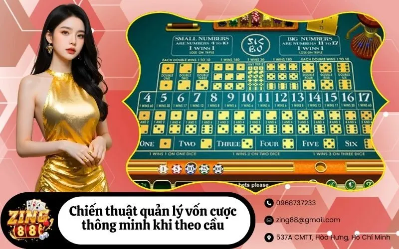Chiến thuật quản lý vốn cược thông minh khi theo cầu