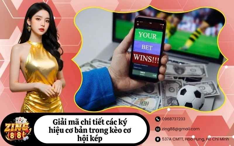 Giải mã chi tiết các ký hiệu cơ bản trong kèo cơ hội kép