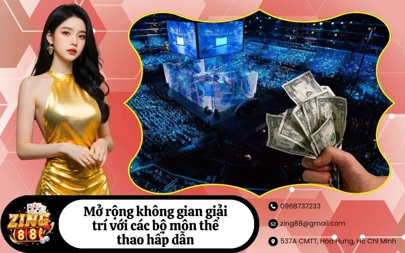 Mở rộng không gian giải trí với các bộ môn thể thao hấp dẫn