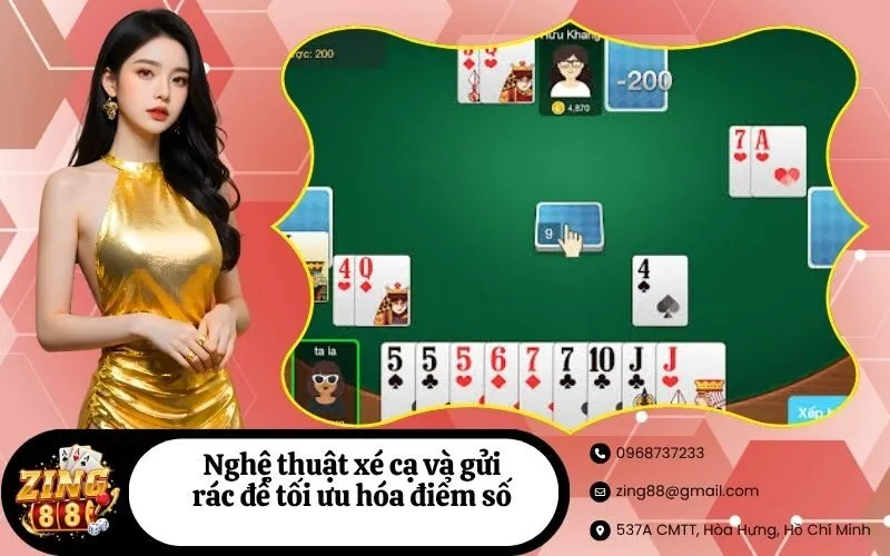 Nghệ thuật xé cạ và gửi rác để tối ưu hóa điểm số