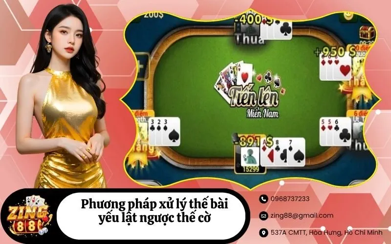 Phương pháp xử lý thế bài yếu lật ngược thế cờ
