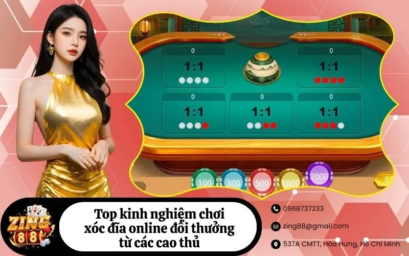 Top kinh nghiệm chơi xóc đĩa online đổi thưởng từ các cao thủ